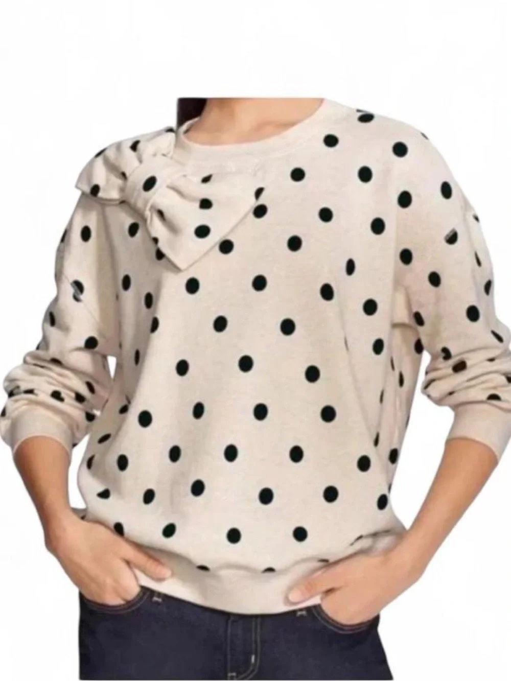 kate spade cream crewneck